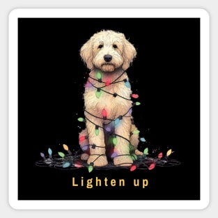 Lighten Up Labradoodle Sticker